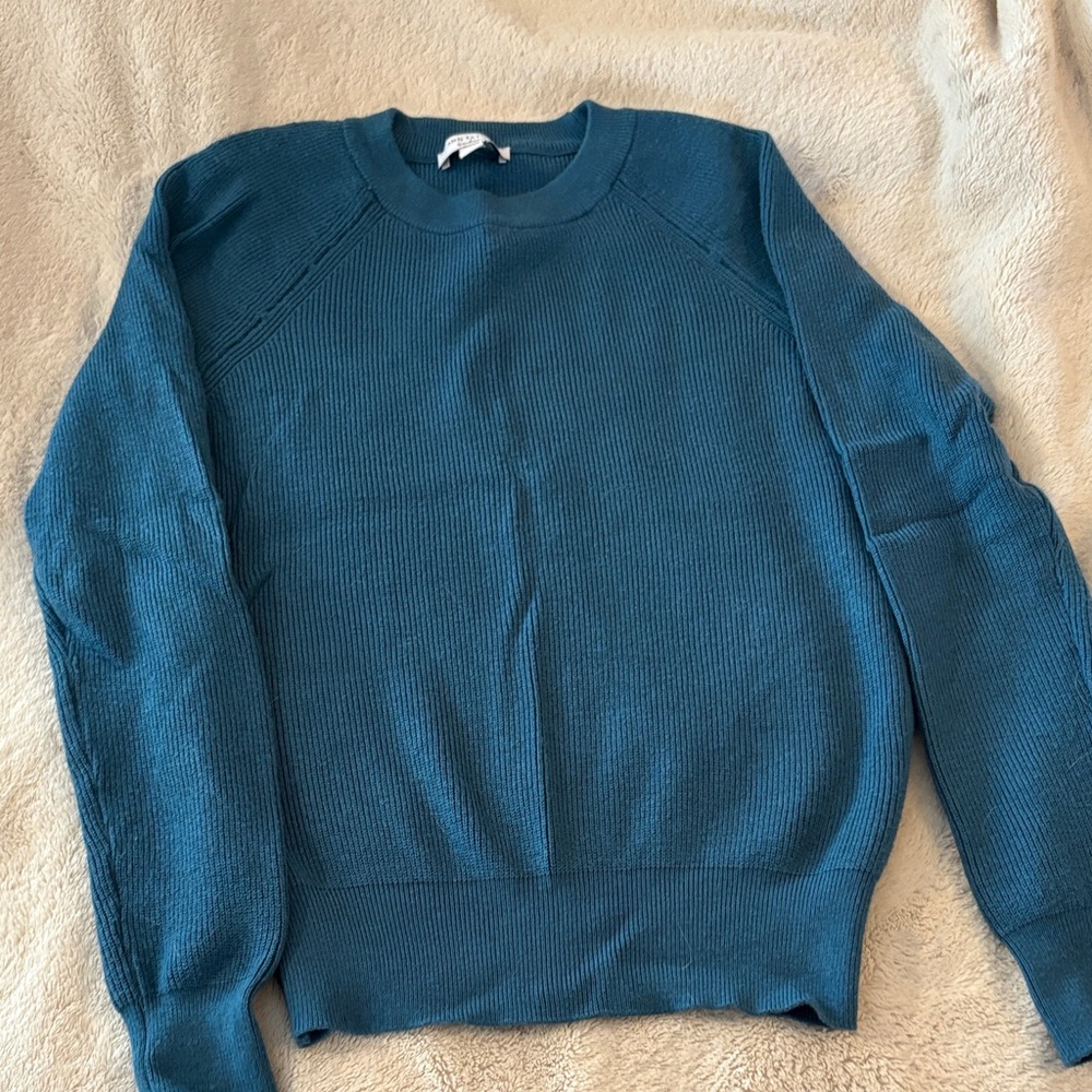Ann Taylor Women's Teal Crewneck Sweater